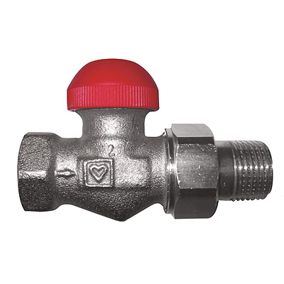 TS-90-V Thermostatic Concealed Presettable Valve Straight Model