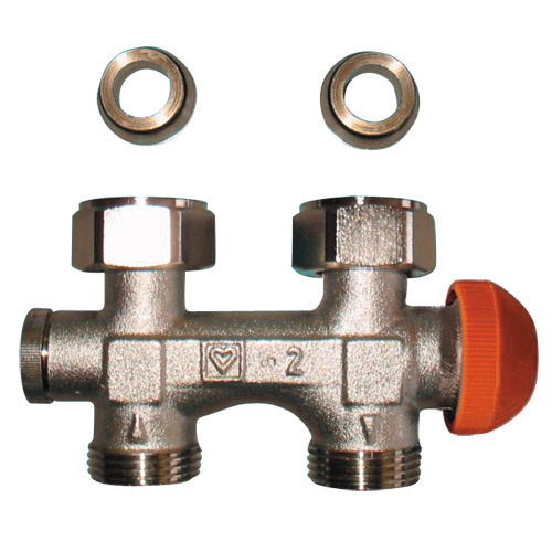 TS-3000 Connection Elements for Two-Pipe Systems with Integrated Thermostatic Valves