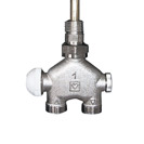 HERZ-VUA-40-Four-Way Valve Straight model for one-pipe system
