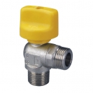 Ball valve with security closing T-handle