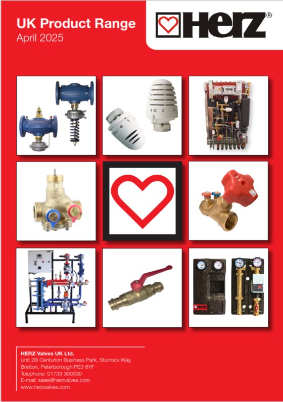 Herz Valves UK Product Range April 2025